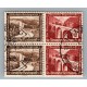 ALEMANIA 1936 ESTAMPILLAS SE-TENANT ZUSAMMENDRUCKE USADO QUE ES MUCHO MAS ESCASO
